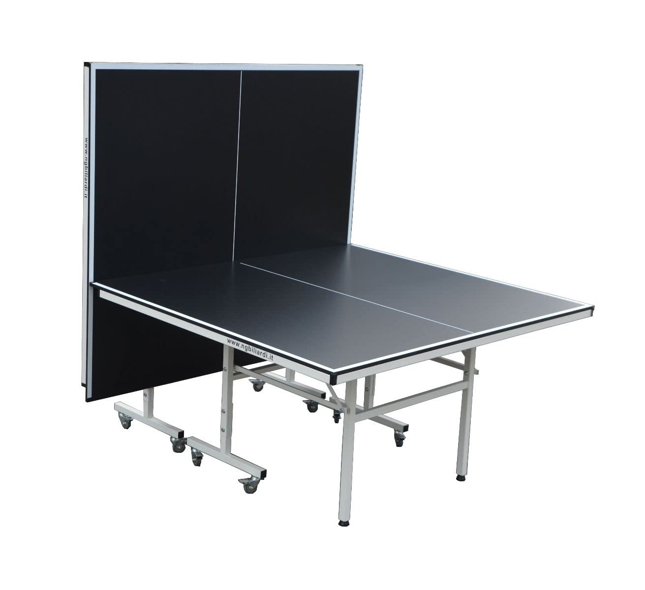 NG Biliardi Tavolo da Ping Pong Black Ranking Interno 274x152,5x76 cm