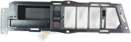 Miniatura 1 de KarParts360 Para Chevy C1500 - Manija de puerta interior delantera del lado del conductor negro 1988-1994  con botón de bloqueo de puerta  Recorte