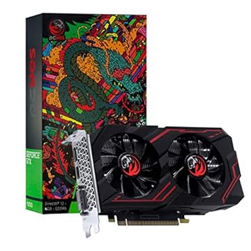PLACA DE VIDEO NVIDIA GEFORCE GTX 1650 4GB GDDR6 128 BITS DUAL-FAN GRAFFITI SERIES - PA1650412820DR6 – PCYES