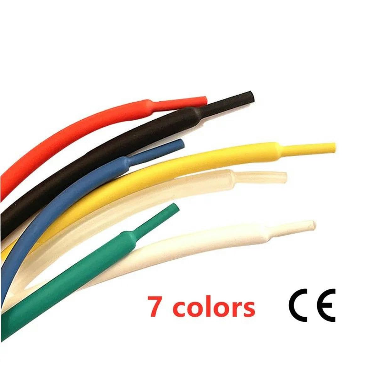 1 metr 2:1 przezroczysta czarna przezroczysta rura termokurczliwa rury termokurczliwe zestawy drutów sprzedają złącze tulei kablowej DIY naprawa-120mm-1 metr