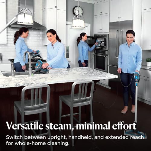 BISSELL PowerFresh Slim Steam, 3-in-1 Steam Cleaner, Converts From Steam Floor Cleaner to Handheld Steam Cleaner,Lightweight, Multipurpose Handheld Steamer, Tools Included, 1500W, 1,86kg, 2234E