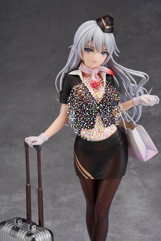 Awahara Shiori Stewardess - Action figure Nsfw in scala 1/7, personaggio dipinto, giocattolo da collezione, 24 cm