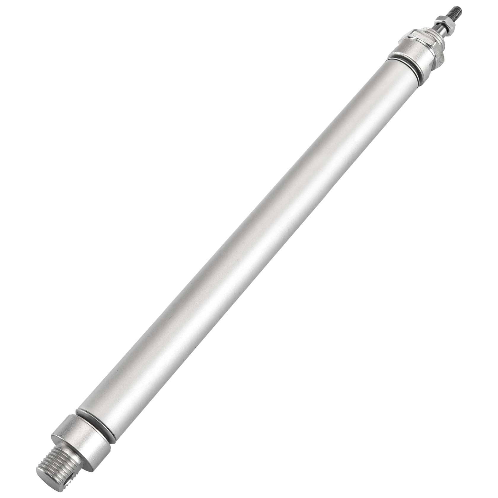 Heschen pneumatyczny wąski cylinder powietrza MAL 16-200 M5 port 16 mm otwór 200 mm skokowy podwójne działanie