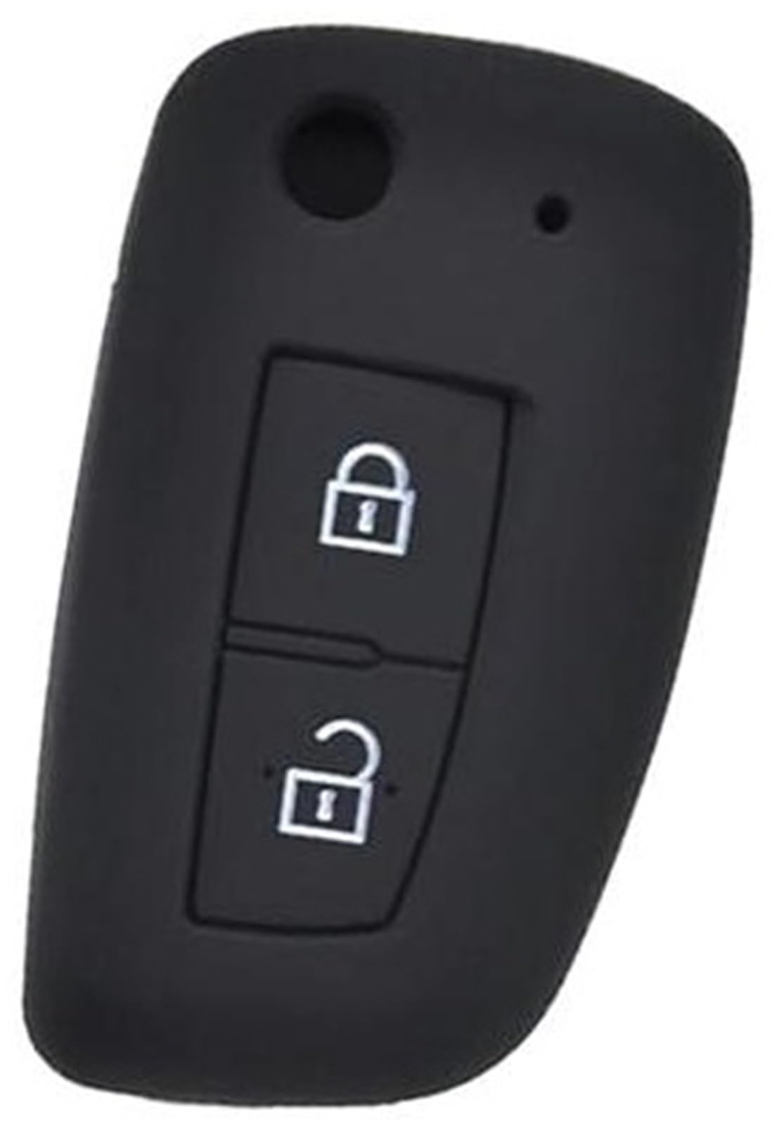 2 Button Car Key Fob, for NISSAN, for X-TRAIL, Juke, for Qashqai, for Micra, Pulsar 2014-2018 Silicone Car Remote Key Fob Car Key Cover