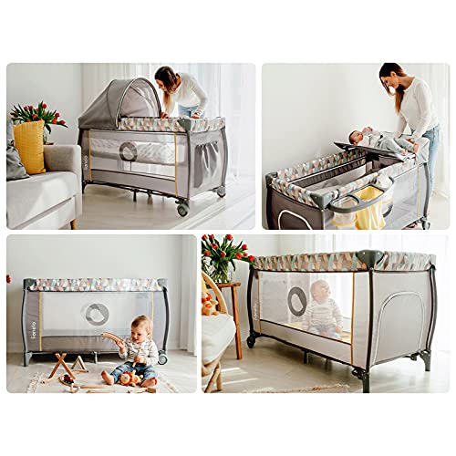 LIONELO Amber Passeggino 3in1 Trio Passeggino con