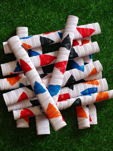 Image of Professional Cricket Bat Handle Max Multi Grip with Better Shock Absorption | Cricket Accessories Bat Handle Grips, Pack of 1 (Assorted Colour)