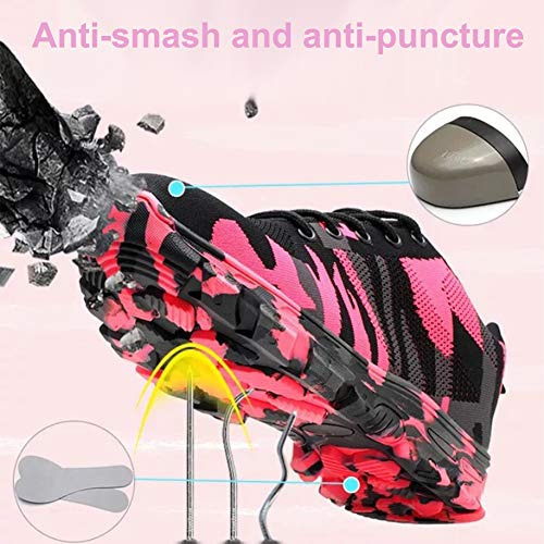 Veiligheidsschoenen Heren Lichtgewicht Laag Werkschoenen mit Staal neus 35-48EU - Image 6