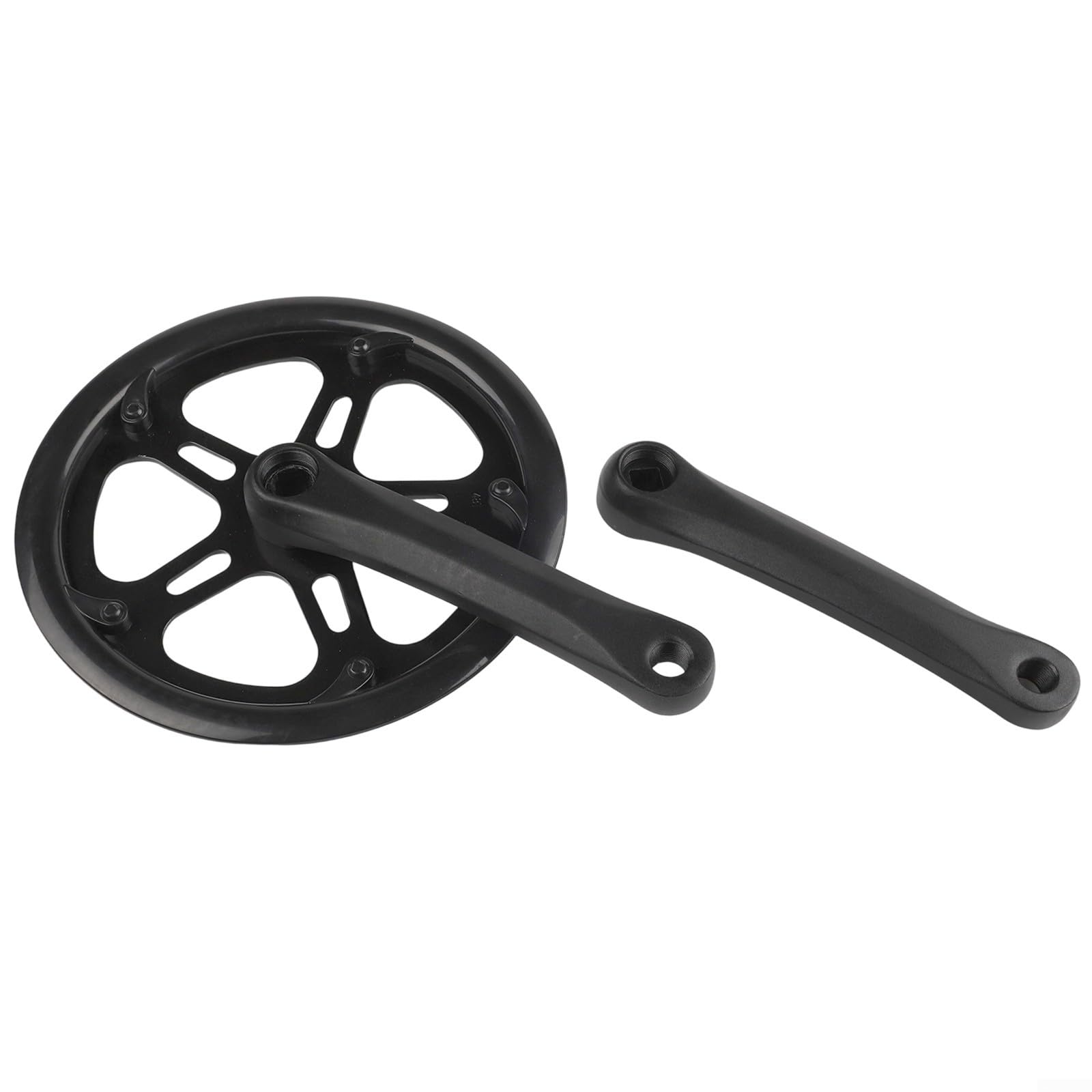 Guarnitura a foro quadrato 48T 165 mm in lega di alluminio per biciclette pieghevoli E-Bike a scatto fisso e telai per biciclette urbane compatte