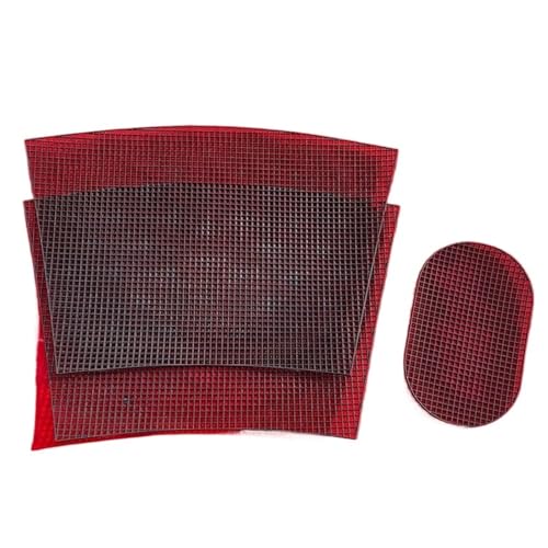 Malla plástico para solucionar bolsos caídos con base de tejer rígida 2