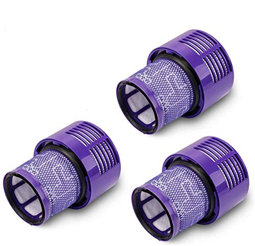 FIRIK V10 Filtros Traje para Dyson V10 Cyclone Series V10 SV12 Aspiradora inalámbrica Ciclón Animal Absolute Pack de 3