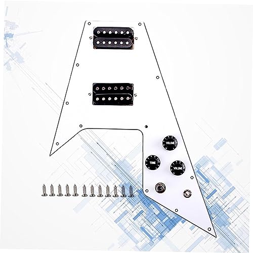 Kit de Pickguard Gpv01 Vaguelly Micro Guitare Électrique Flying - 6