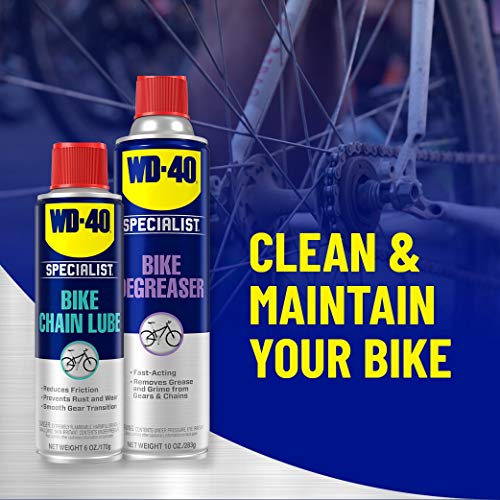 WD-40 All Conditions Bike Chain Lube and Chain Cleaner/Degreaser