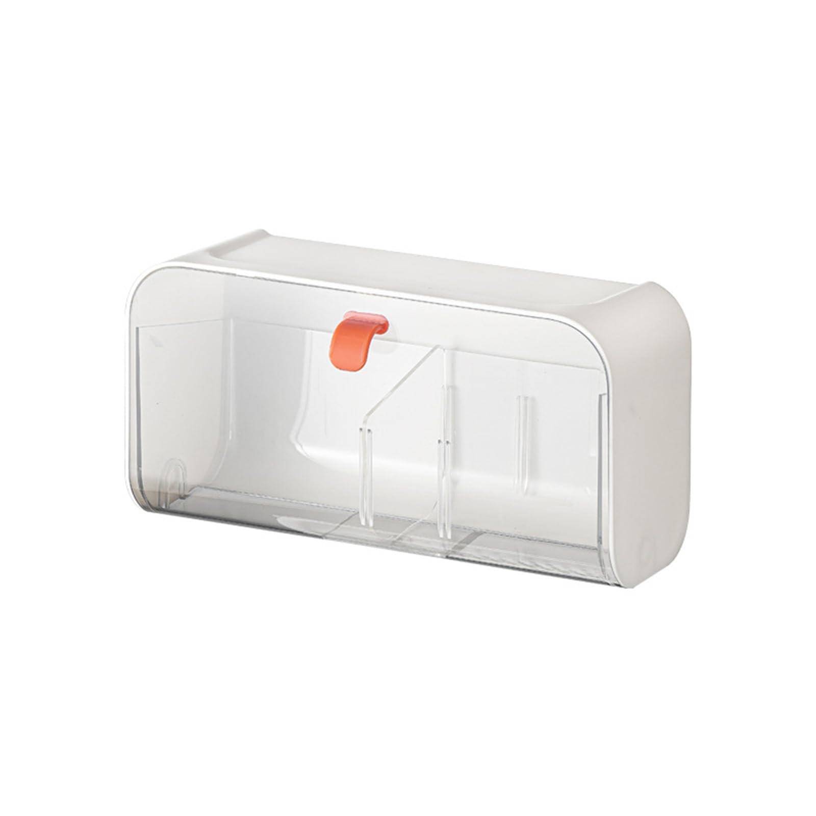 Kalttoy Wall Hanging Storage Solution with Separate Compartments Bathroom Container Space Saving Wall Hanging Makeup Box Makeup Container