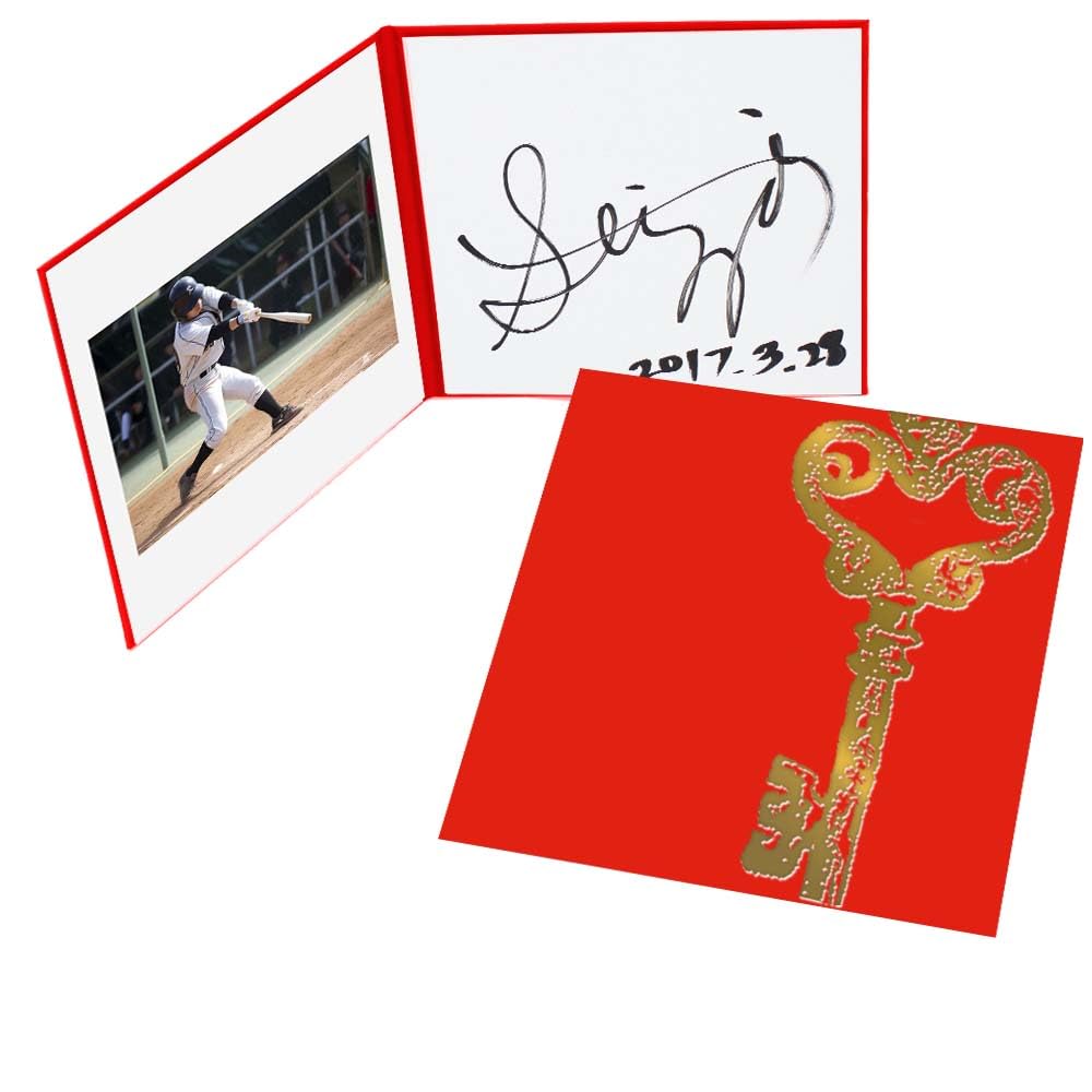 Amazon.co.jp: 【サイン色紙】サイン台紙（サイン ＋ 写真が入る）かぎ