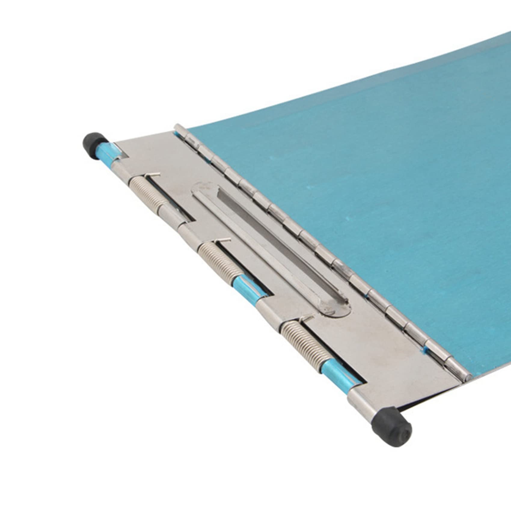 2 cartelline portablocco in metallo A4 in acciaio inox con clip per cartelle per ufficio scuola insegnamento medico infermiera