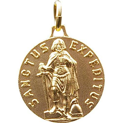 Médaille St Expédit - Métal Doré