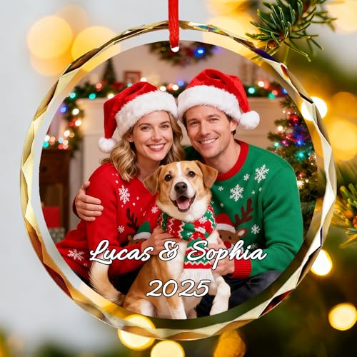 Personalisierter Weihnachtsbaum-Anhänger mit Foto,...