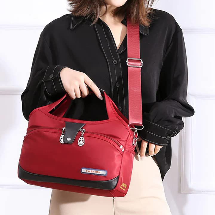 Crossbody Bag, 2023 New Women Waterproof Anti Theft Multi-pocket Oxford Cloth Crossbody Shoulder Bag Handbag Purse.4