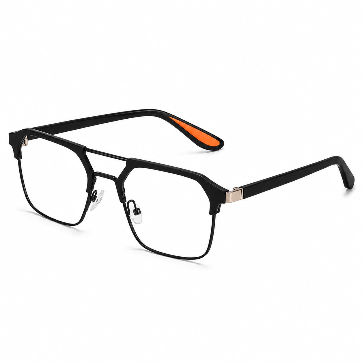 Blue Light Filter Square Frame Glasses for Men & Women | Computer Glasses for Reading, Gaming, TV, Mobile & Office Use-image-46