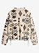 ZAFUL Women's Fashion Long Sleeve Lapel Half Zip Plain Faux Fur Sweatshirt Solid Color Crop Pullover Tops(3-Light Coffee,S)