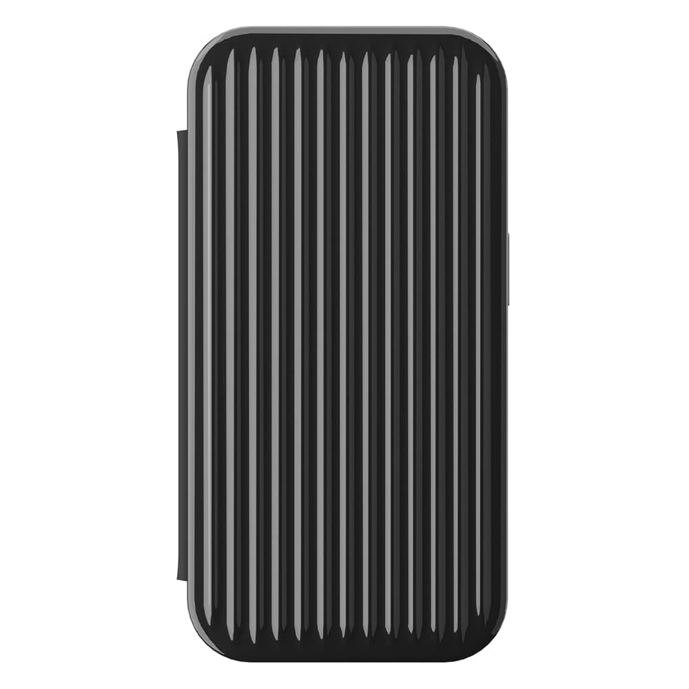 Premium Style iPhone14Pro 用 ハイブリッドフリップケース [ブラック] PG-22QHF01BK