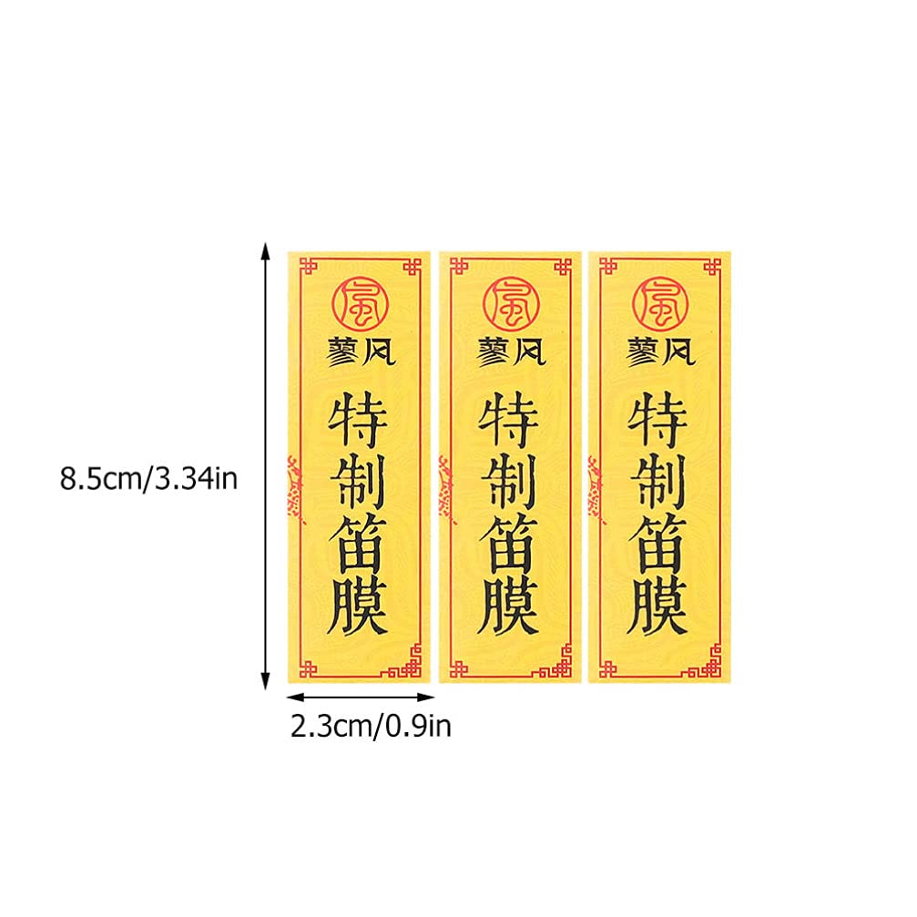 Dizi Membrane avec fournitures d'entretien pour instrument – Colle à membrane traditionnelle pour flûte musicale – Couleurs assorties