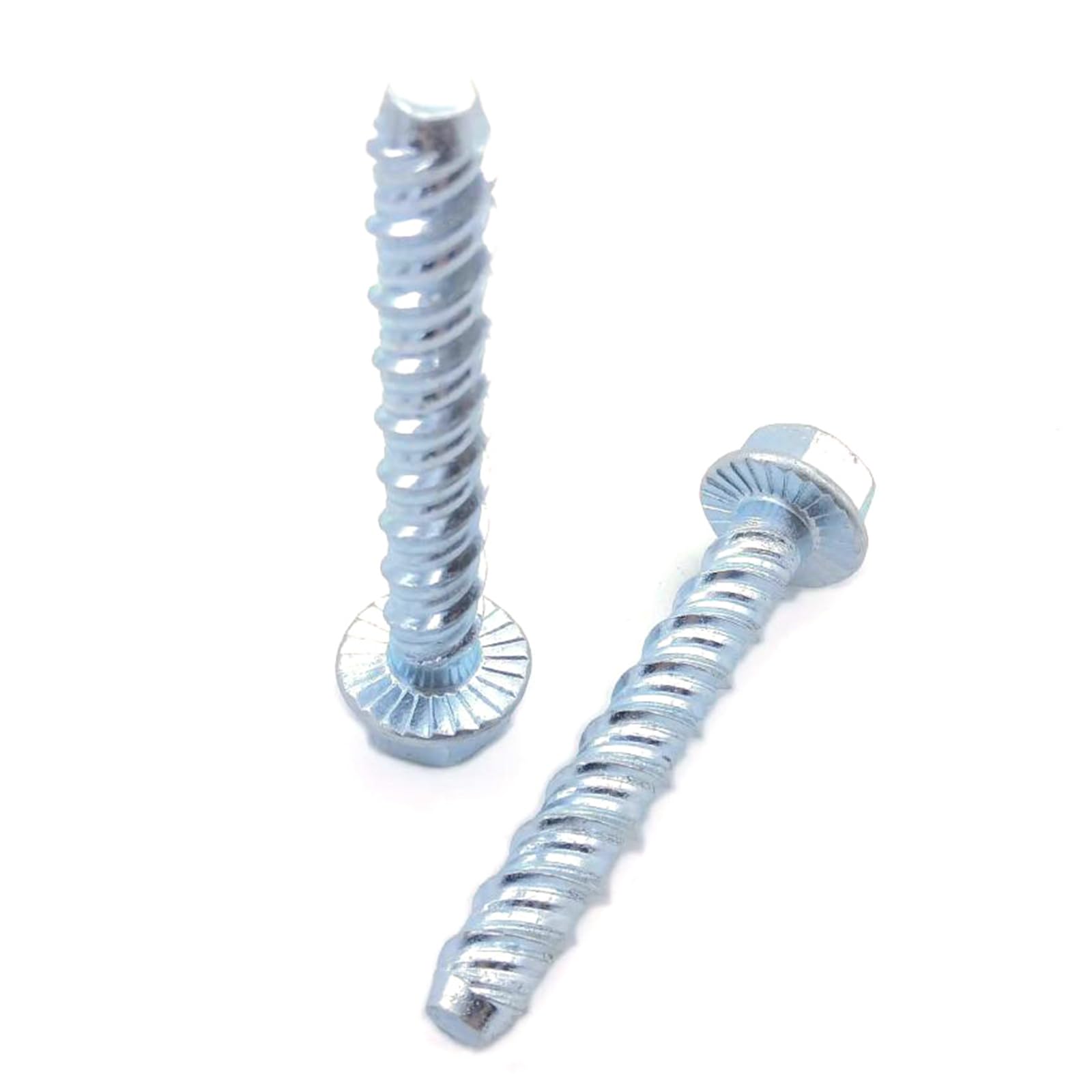 Tornillos Tornillo autorroscante de Cabeza Hexagonal con Brida for hormigón, 5 Piezas, 8 x 110 mm(6X100mm)