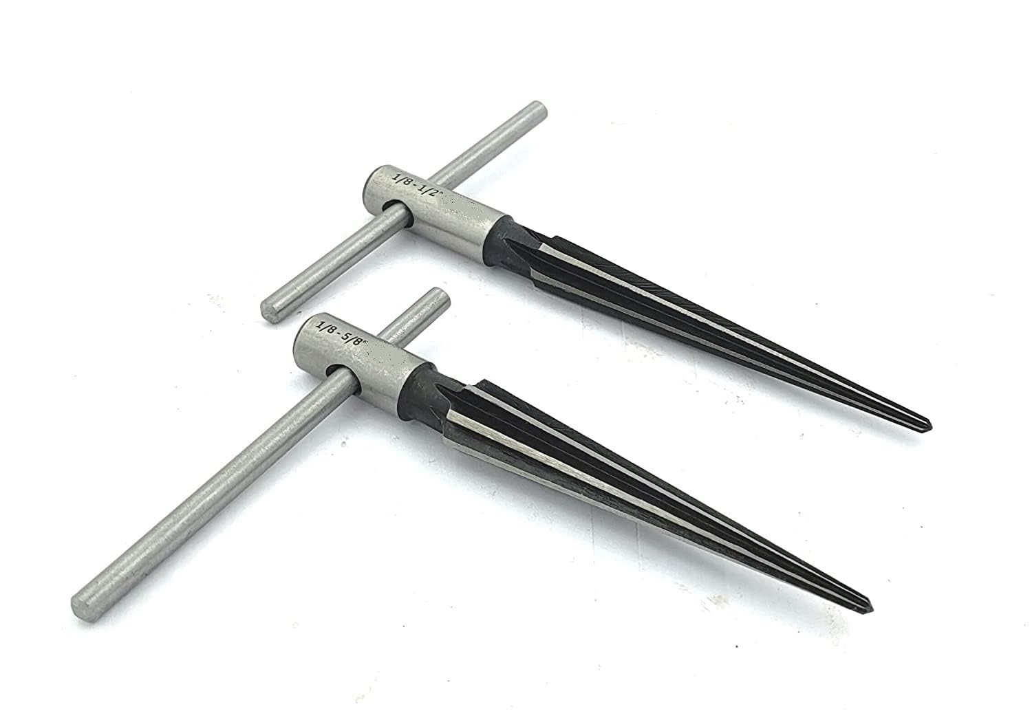 Quality Hardened Alloy Steel Tapered Reamer to Align Holes & Remove Burrs ((Set of Both))-image-35