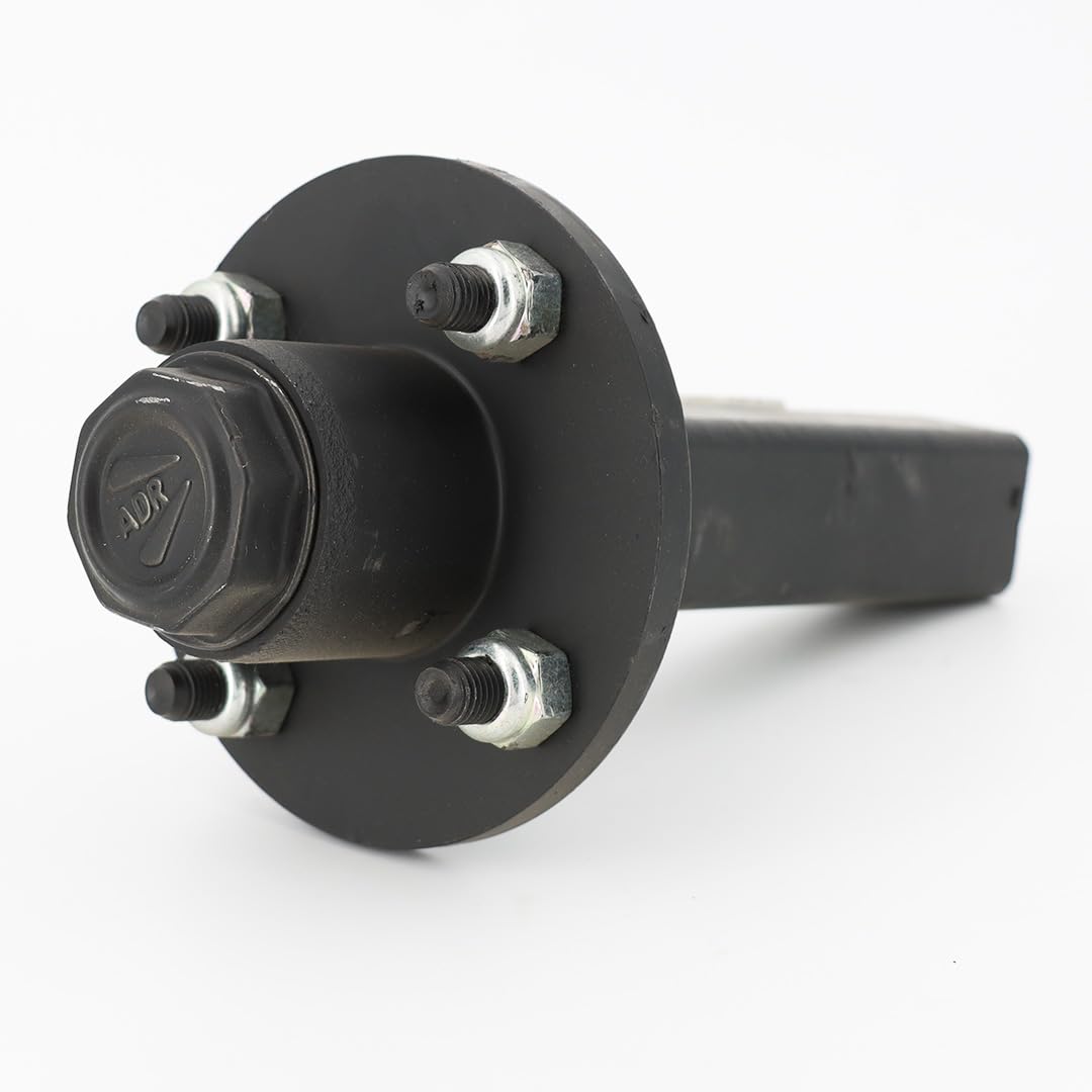 Demi essieu carré 40mm longueur 200mm 4 goujons