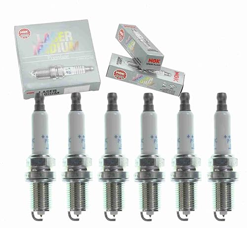 6 bujías de iridio láser NGK compatibles con Nissan Frontier 4.0L V6 2007-2019