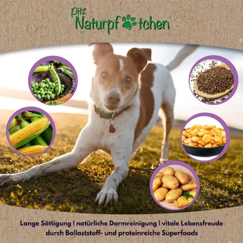 Naturpfötchen Freilandgans - Kaltgepresstes Premiumfutter aus Freilandhaltung - Reich an Ballaststoffen und Protein (25%) - ohne Konservierungsstoffe - Produziert von der Markus Mühle (5kg)