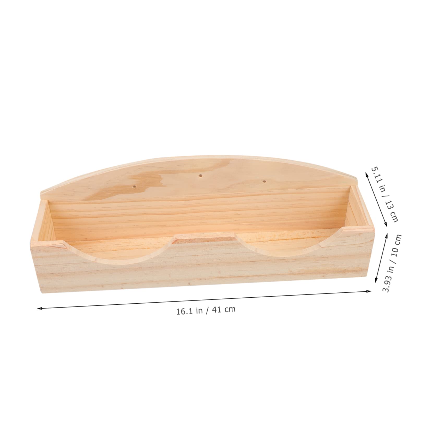 Supvox Kleine Holz Futterkrippe Aus Holz Grasfutterspender Für Kaninchen Und Kleintiere Abnehmbar Sauberer Käfighalter Für Meerschweinchen Und Chinchillas