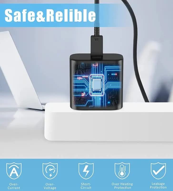 Image of Original 45W Super Fast Power Travel Adapter with Type C to C Cable Compatible with Samsung Galaxy S23 Ultra,S23 Plus,S23,S22 Ultra,S22 Plus,S22,S20FE,S21FE,A72,A52,A32,F23,F62,M51