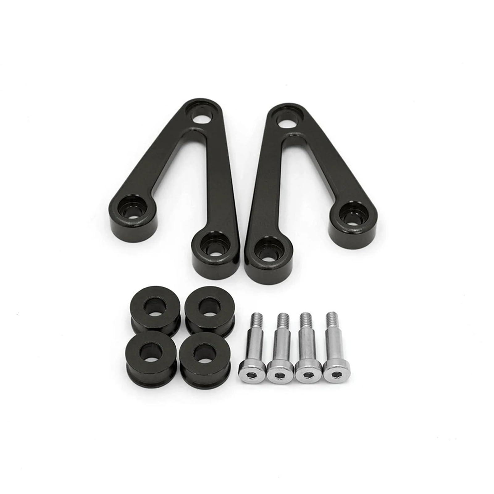 Fit for CB1300SF CB400SF CB1100 CB1100EX Headlight Stay Kit Mount Bracket Aluminum Head Light Brackets(Black)