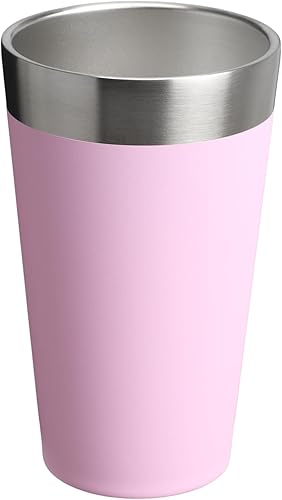 Miniatura 7 de STANLEY Adventure Inulsated - Vaso de cerveza apilable de acero inoxidable de 16 onzas, vaso de metal resistente de doble pared