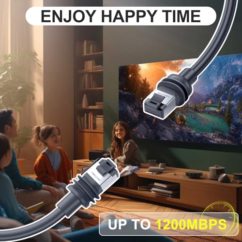 Cable Twozoh Starlink Gen 3 Ethernet 60ft miniatura 5