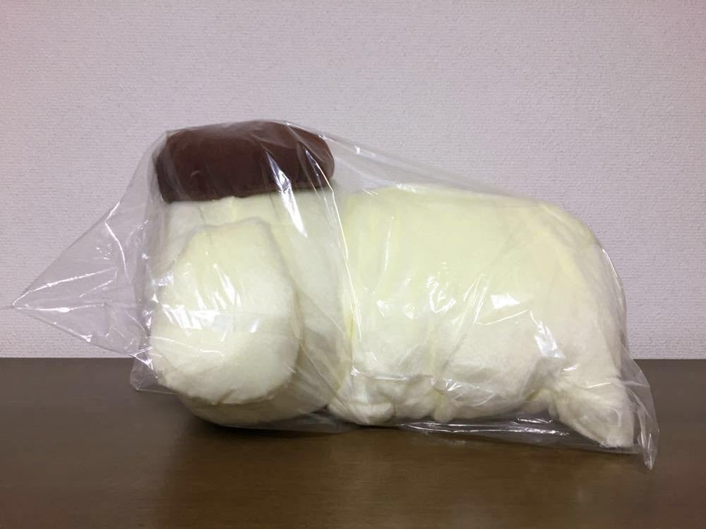 Amazon.co.jp: ポムポムプリン フワフワ寝そべりBIGぬいぐるみ