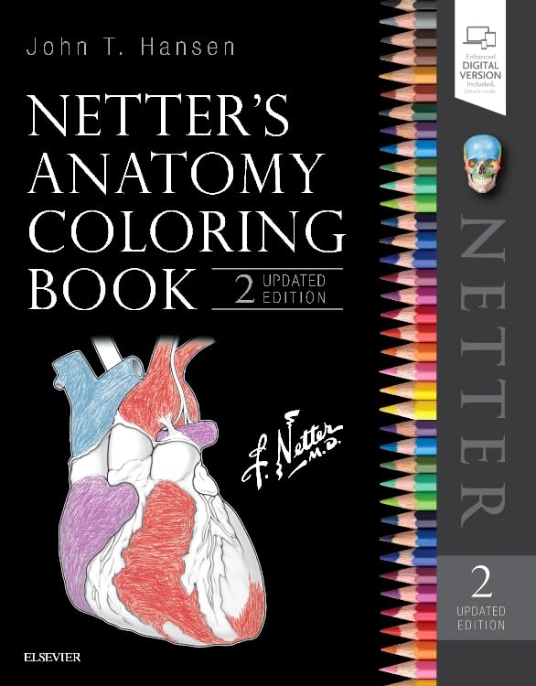 Elsevier Netter's Anatomy Coloring Book Updated Edition