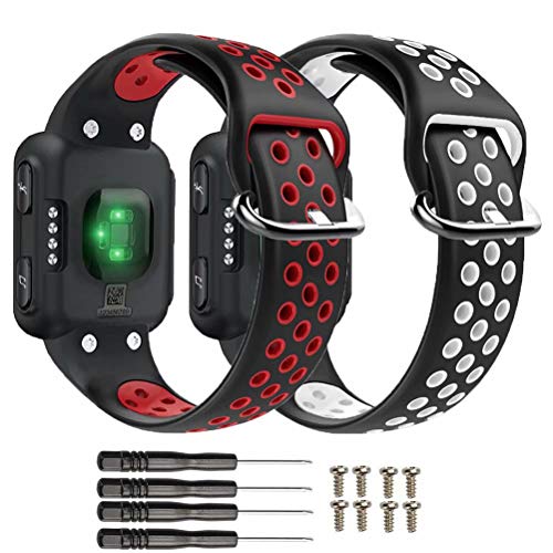 T-BLUER Watch Band Compatible for Garmin Forerunner 35 Correa,Accesorio de Pulsera de Pulsera de reemplazo de Silicona Transpirable Compatible con Garmin Forerunner 35 Reloj Inteligente