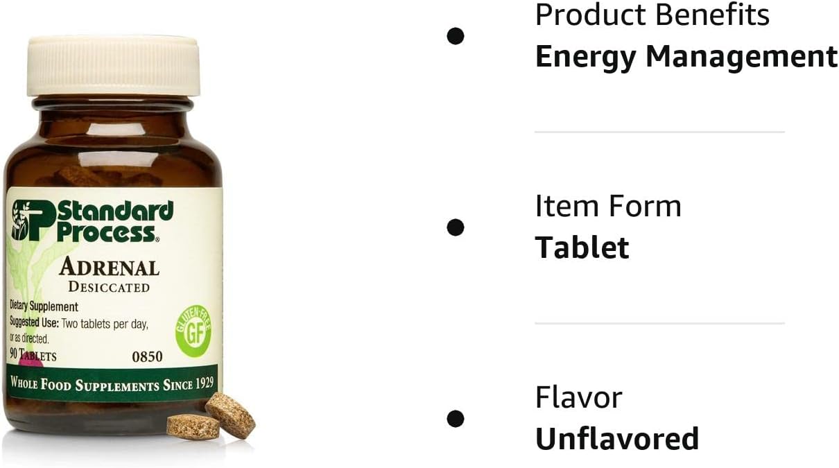 Adrenal desiccated 90tabletas by Standard Proceso Yaxa Colombia