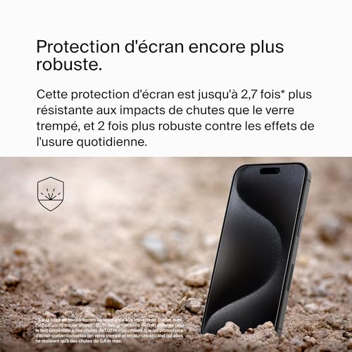Belkin ScreenForce UltraGlass 2 pour iPhone 15 Pro Max - vue 6