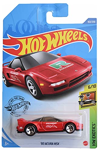 Hot Wheels 90 Acura NSX rojo 1:64 escala miniatura 1