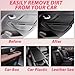 2PC Car Interior Detailer Spray, All Purpose Auto Interior Cleaner, Safe for Leather Plastic Vinyl, Quick Application with Microfiber Towel & Sponge Kit, Long-Lasting Freshness & Dust Protection