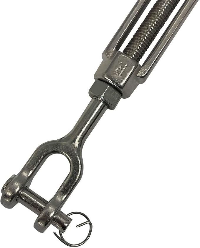Tensor de acero inoxidable 316 MH GLOBAL, tipo quijada, 1/2" x 9", grado marino miniatura 4