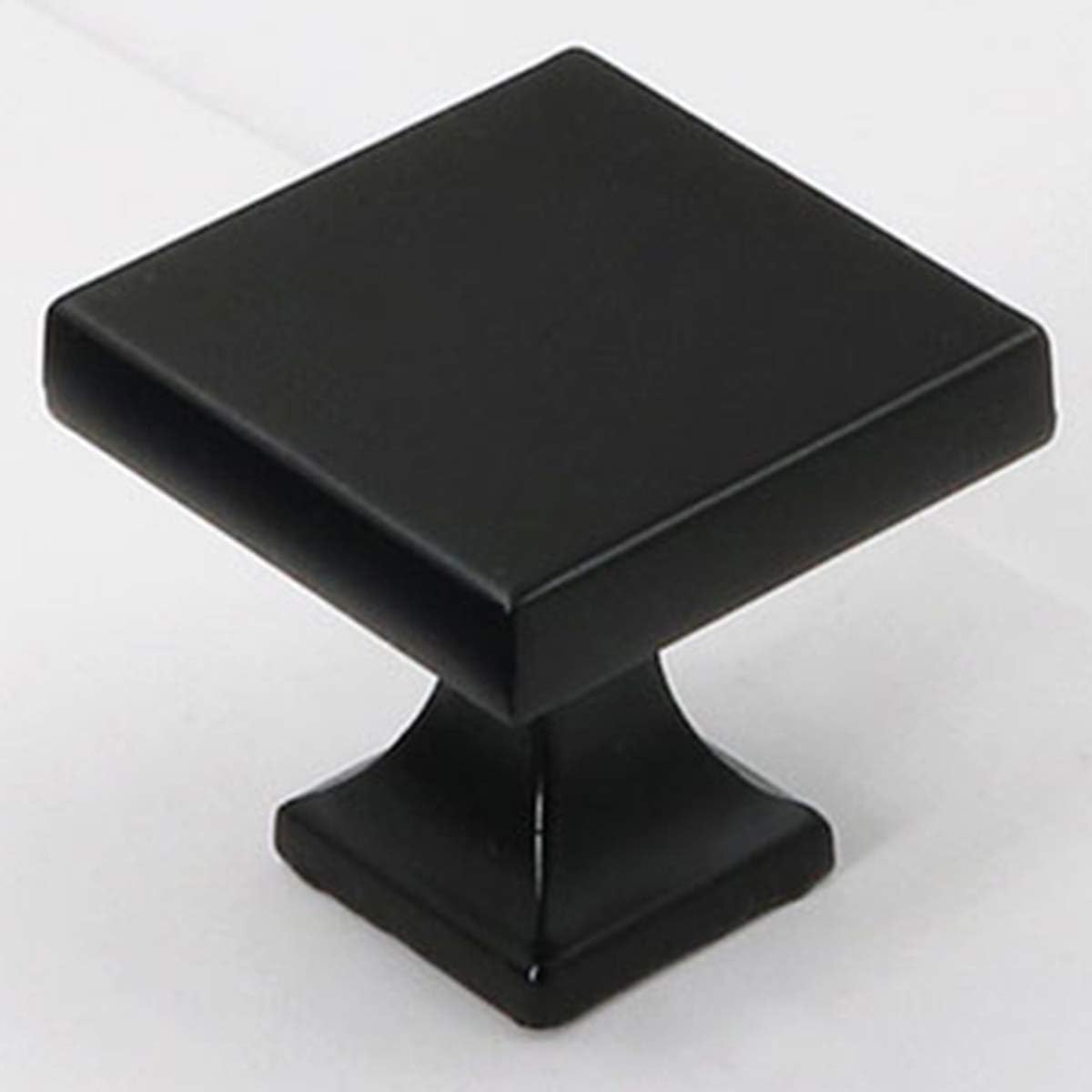 Peaha 30 Pack Black Cabinet Knobs - PH6785BK Square Drawer Knob Hardware Pulls for Kitchen Dresser Bathroom