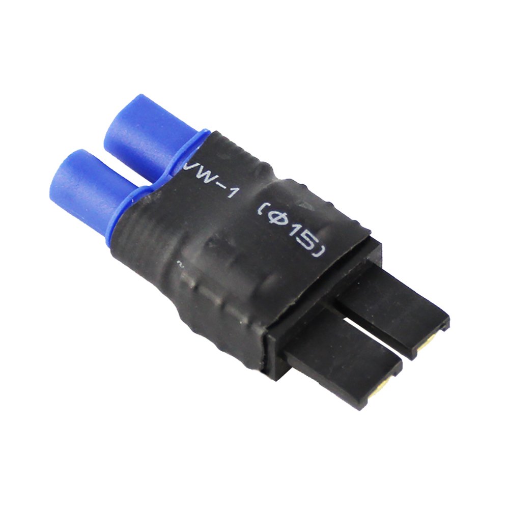 2-Piece TRX To EC3 Adapter Set - No Wire Connectors For Traxxas E-Revo Brushless Lipo Batteries