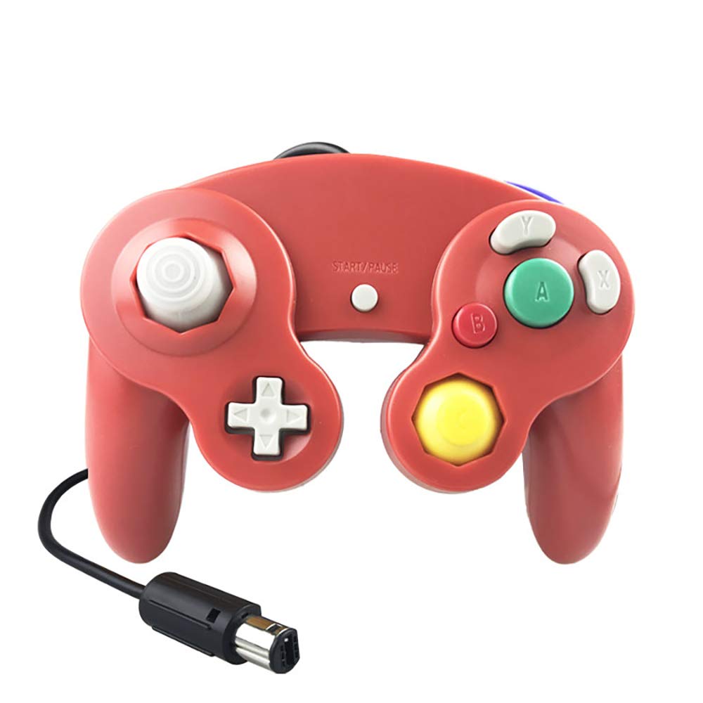 Controller,Wired Gamepad Joystick,for Nintendo Wii Game Cube Switch Standard Controllers（Red）