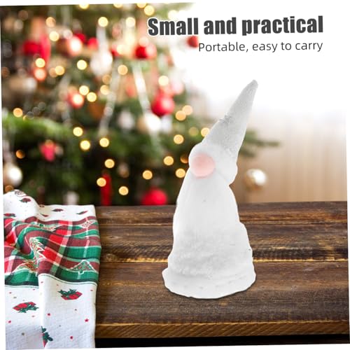 Decoraciones de árboles navideños PRETYZOOM, 6 muñecas sin rostro resistentes de polivinilo 8