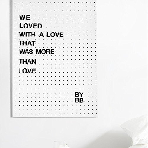 Lzttyee Nordic Style 114Pcs/1 Set Magnetic Eva Alphabet Letters Decorations Or Educating Kids For Refrigerator/White Borad (114Pcs Letters Black) #TOP5