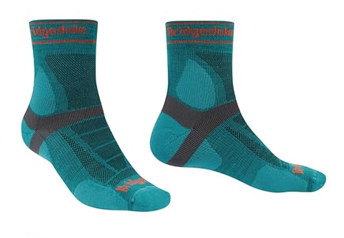 Bridgedale Socks TRAIL RUN Ultralight T2 Merino Sport 3/4 Crew Men's - Teal